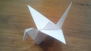 How To Make an Origami Flapping Bird [upl. by Attej]