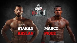 Atakan Arslan vs Marco Pique ORIGINAL VIDEO FULL FIGHT  Avatar Atakan [upl. by Tjon]