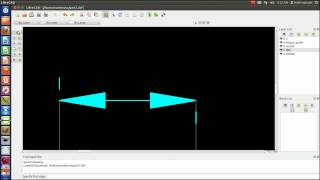 LibreCad Tutorial 4  Dimensioning  part 1 of 2 [upl. by Yanel]