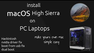 install macOS High Sierra on Pc laptops Hackintosh Olarila [upl. by Aidua]