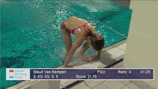 Senet Diving Cup 2017 Girls C Platform [upl. by Auqinahc]