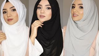 SIMPLE FULL COVERAGE HIJAB STYLES [upl. by Beare]