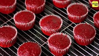 MOIST RED VELVET CUPCAKES [upl. by Aicercul]