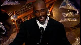 Tupac introduces Kiss at the 1996 Grammy Awards [upl. by Melonie]