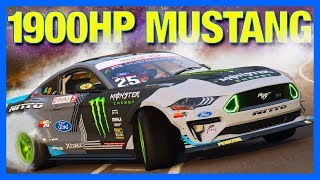 Forza Horizon 4  1900 HORSEPOWER RTR MUSTANG BUILD [upl. by Ainehta556]