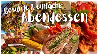 7 GESUNDE ABENDESSEN REZEPTE  Einfache amp Schnelle Ideen mit viel Gemüse Protein VEGGIEVEGAN [upl. by Dnalloh]