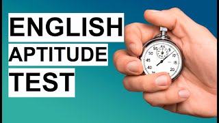 ENGLISH Aptitude Test PRACTICE Questions amp Answers [upl. by Sokil]