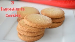 3 Ingredients Shortbread Cookies [upl. by Hwang]