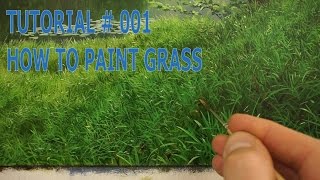 5 How To Paint Grass  Oil Painting Tutorial [upl. by Antonino736]