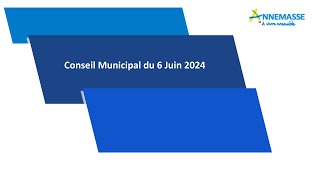 Introduction au Conseil municipal du 6 juin 2024 [upl. by Zirtaeb]