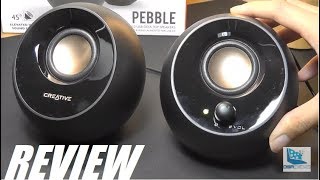 REVIEW Creative Pebble 20  Desktop Stereo Speakers 20 [upl. by Nethsa]