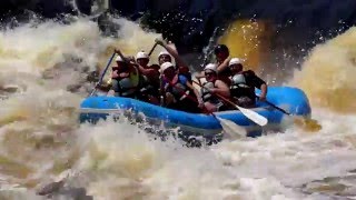 Wisconsin Rafting on the Menominee River with Wildman Adventure Resort [upl. by Annice]