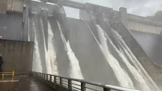 Warragamba Dam Spill 21 March 2021 [upl. by Oelak821]