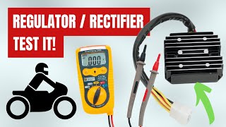 How To Test A Regulator Rectifier Motorcycle [upl. by Cheney]