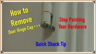 How to remove door hinge cap [upl. by Meghan224]