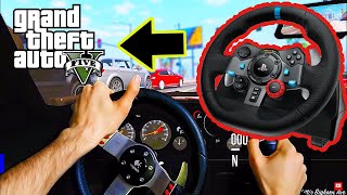 TUTORIAL Come usare volante su GTA 5 assurdo [upl. by Airemahs]