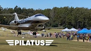 PC24 – INCREDIBLE Grass Landing at The Vale Airstrip in Tasmania [upl. by Maltz31]