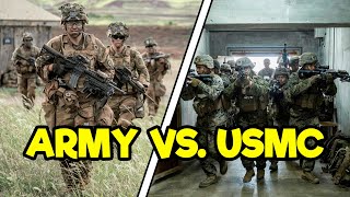 ARMY INFANTRY VS MARINE INFANTRY [upl. by Eugene]