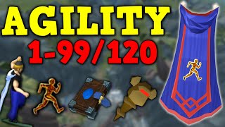 199120 Agility Guide Updated 2022  AFK amp Fastest Methods  Runescape 3 [upl. by Timmi724]