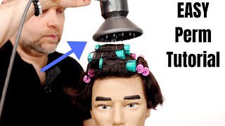 How to Perm your Own Hair  TheSalonGuy [upl. by Airdnaz397]