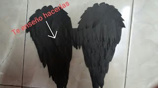 Te enseño hacer unas alitas para un disfraz de Ángel para halloween👼🏿 [upl. by Sola]