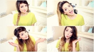 How To My Quick and Easy Hairstyles  Zoella [upl. by Dlorad]