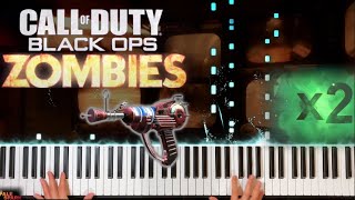 Damned  COD Black Ops 1 Zombies Piano OST Zombies Main Theme [upl. by Shirleen]