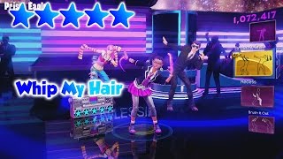 Dance Central 3  Whip My Hair DC2 Import  5 Gold Stars [upl. by Janith793]