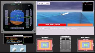 Flight AF447 Air France A330 mid Atlantic crash  official BEA animation [upl. by Nonnek764]