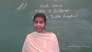 CBSE 7  SOCIAL  RULERS AND BUILDINGS  PART 2 [upl. by Htepsle518]