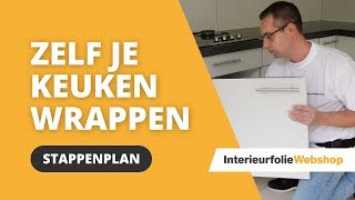 Hoe zelf je keukenkastjes wrappen [upl. by Nithsa76]