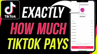 How Much TikTok Paid Me For 1000000 Views [upl. by Derril]