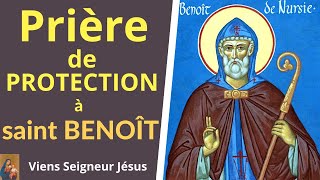 Prière de SAINT BENOIT PROTECTEUR contre les ennemis contre le mal  Prière de PROTECTION DIVINE [upl. by Kreiker255]