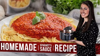 Homemade Spaghetti Sauce Recipe [upl. by Edge774]