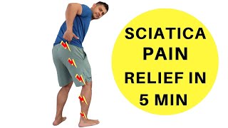 Sciatica pain relief in 5min [upl. by Ennaharas]