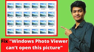 How To Fix quotWindows Photo Viewer can’t open this picturequot  Repair Corrupted Picture [upl. by Varuag]