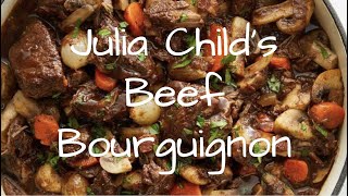 Julia Child Beef Bourguignon Recipe Simplified [upl. by Novart]