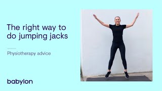 How to Do Jumping Jacks Properly Exercise At Home [upl. by Shere796]