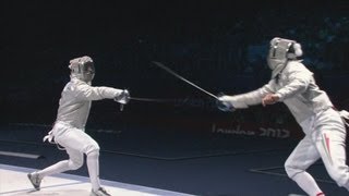 Aron Szilagyi Szilagyi Wins Fencing Sabre Gold  London 2012 Olympics [upl. by Moyra]