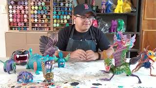 APRENDIENDO DE ARTESANIAS MEXICANAS ALEBRIJE Y TONA [upl. by Harrietta]