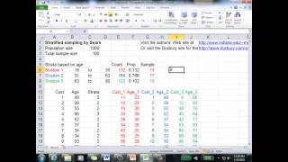 1c  Proportional Stratified Sampling HD [upl. by Airdnalahs]