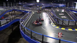 Get rev’d up at the worlds largest indoor gokart track [upl. by Siroval]