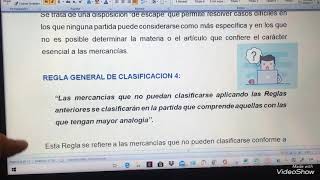 Explicación Reglas Generales de Clasificación Arancelaria [upl. by Neirda]