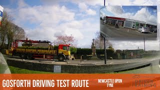 Uk Driving Test Route  Gosforth Newcastle [upl. by Sinegra806]