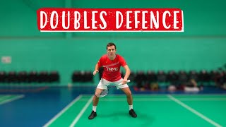 How To Defend In Doubles  The Fundamentals Of Badminton Defence [upl. by Enirok]