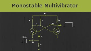 Monostable Multivibrator using BJT Explained [upl. by Safire936]