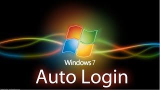 Windows 7 Enable Auto Login Tutorial [upl. by Dunseath218]