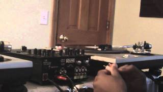 Traditional DJ Setup  How To Setup Turntables amp Mixer [upl. by Arvin]