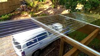 How to install polycarbonate roofing [upl. by Marijn]