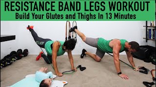 Resistance Band Leg Workout  Home Workout with Bands [upl. by Chara]